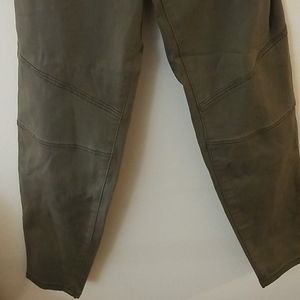 Olive green jeggings